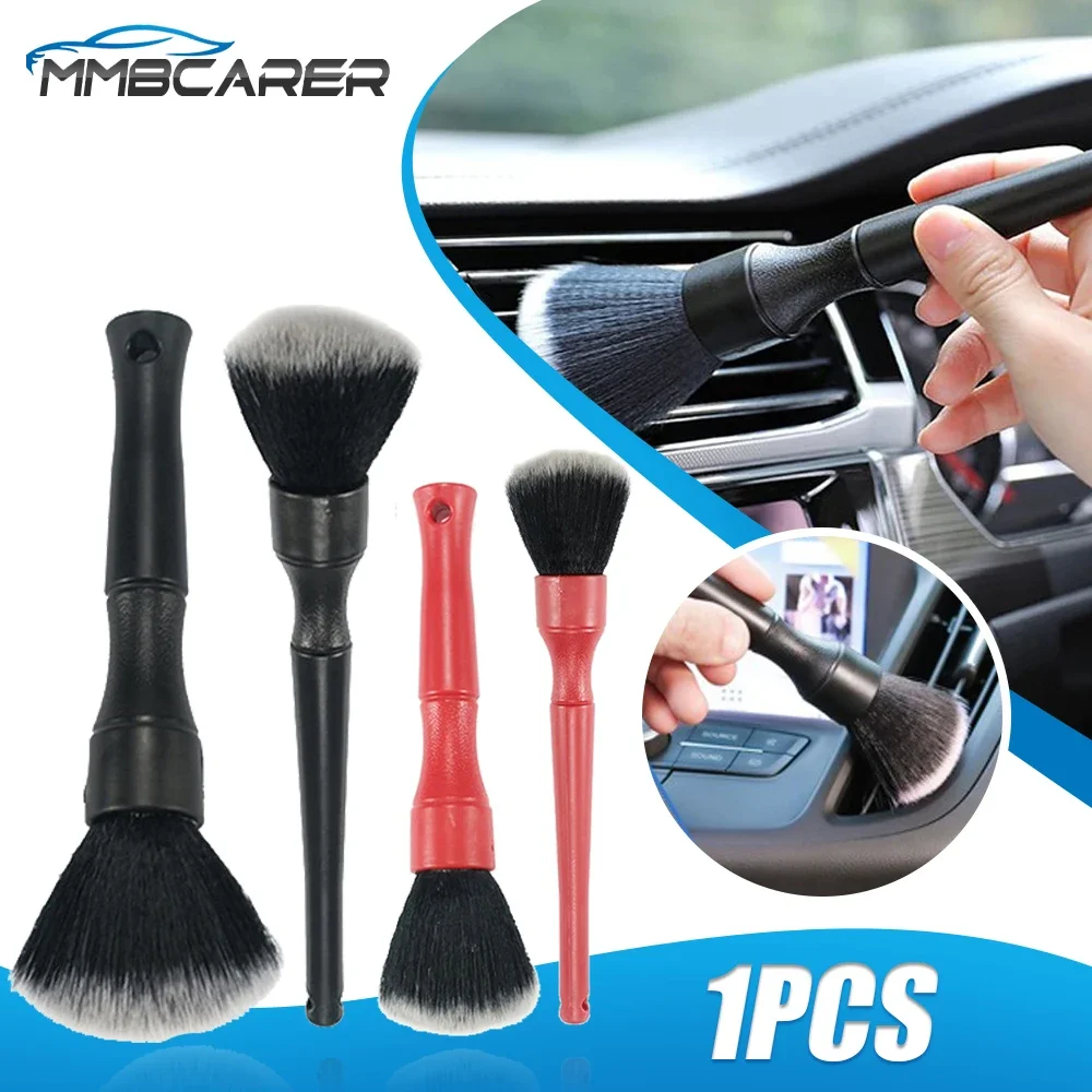 

Car Cleaning Brush Super Soft Detailing Brush Auto Interior Detail Brush Synthetic Bristles Car Dash Duster Brush Remove Tools