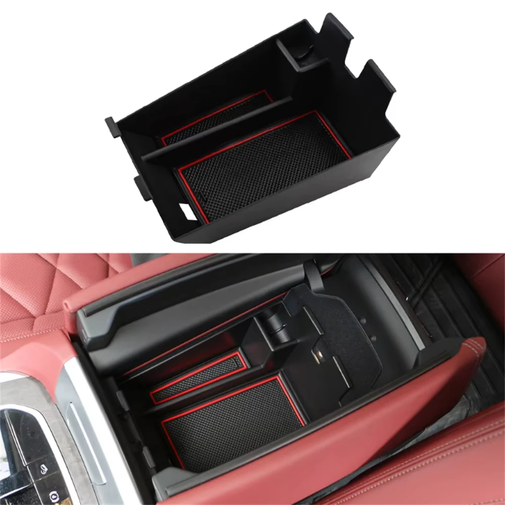 

Car Armrest Storage Box Holder for BMW X5 G05 X6 G06 X7 G07 2019 2020 2021 Console Tray Container Organizer Accessories