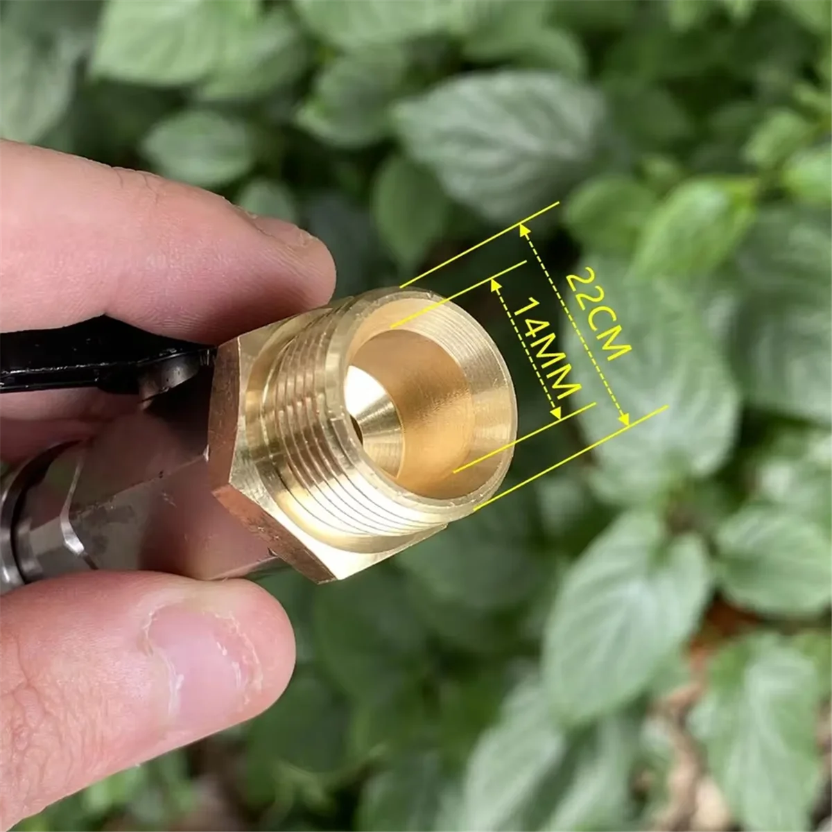 Комплект шаровых кранов для мойки высокого давления ABXHH, быстроразъемный разъем 1/4 дюйма и M22 14 мм для переключателя шланга мойки высокого давления