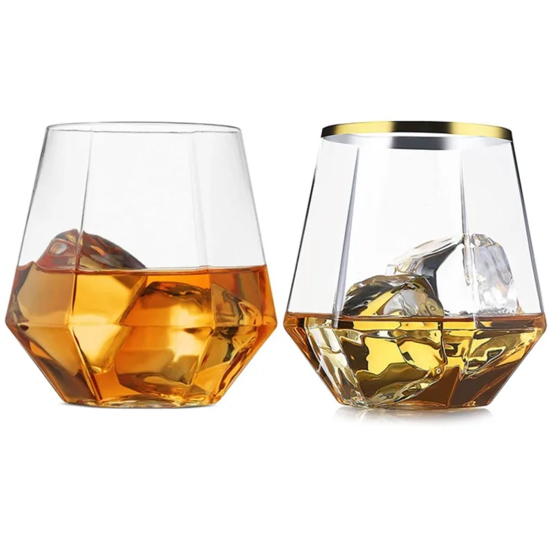 Copas de vino de plástico reutilizables para boda, vasos de champán resistentes a caídas, 360ml, 1 unidad, nuevo y de alta calidad