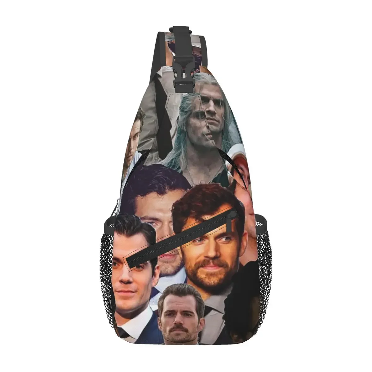 

Henry Cavill Photo Collage Sling Backpack Sling Bag Hiking Traveling Chest Bag Daypack Men's Crossbody Backpack Shoulder Bag