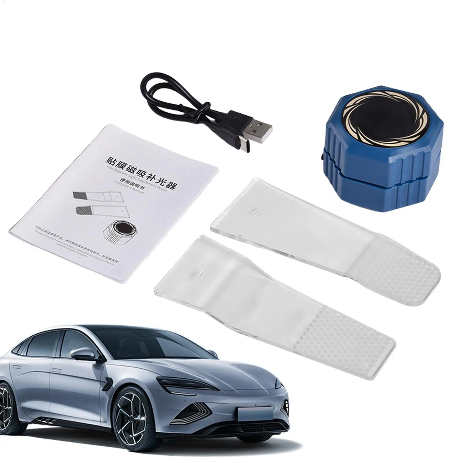 

Window Tint Edge Cutting Tool Car Window Tint Film Cutter Light Portable Magnet Mounting Glass Wrap Scissor For Automobile RV