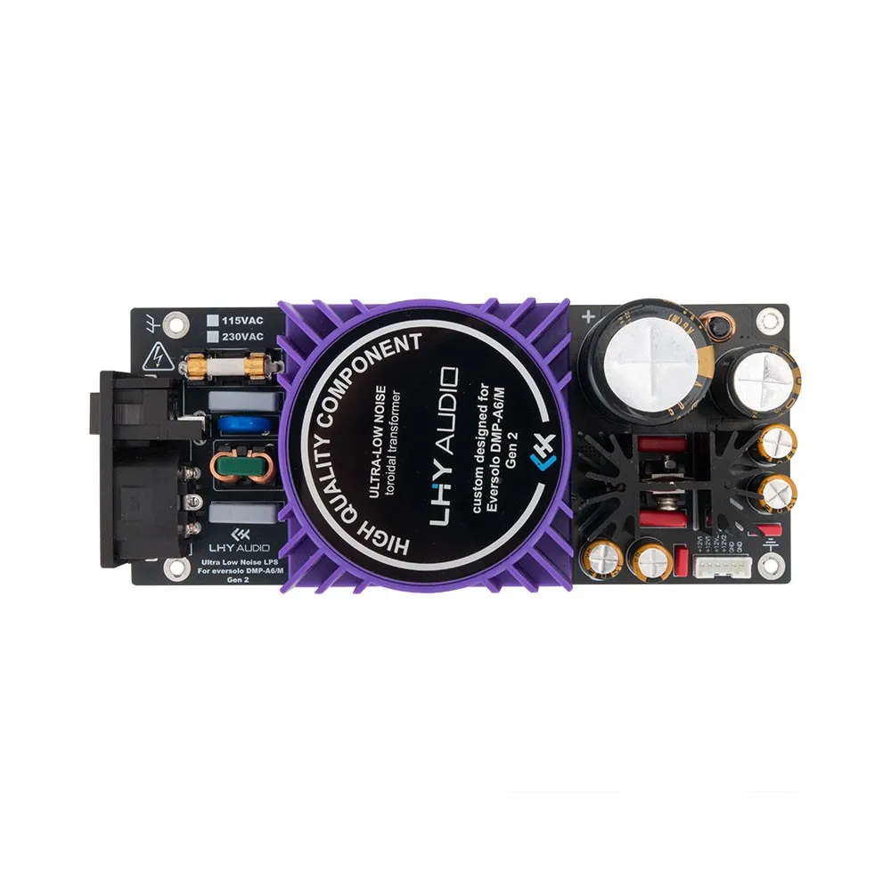 LHY AUDIO LPS-A6 2nd Generation 115V 230V for UMI 35VA Transformer Linear Power Supply for Eversolo DMP-A6