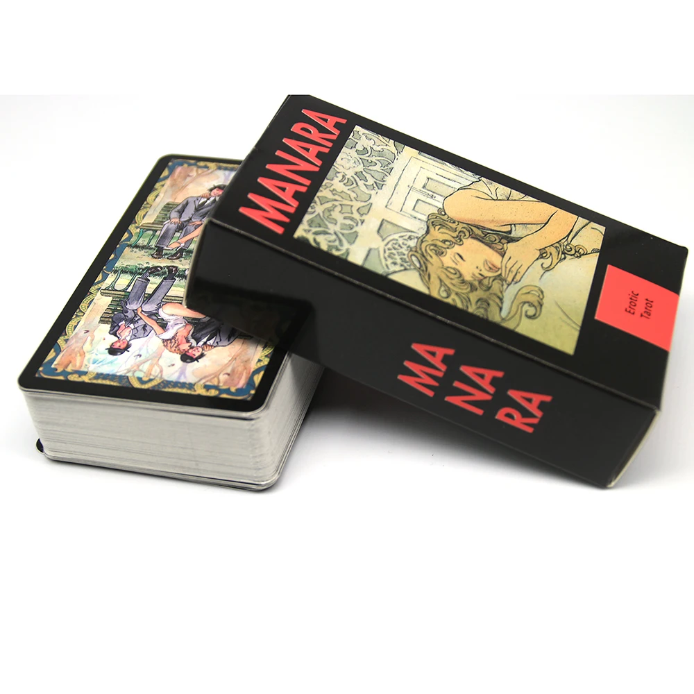 Manara Tarot Board Game Cards Mysterious Divination Deck Family Party Games English Version Vintage C