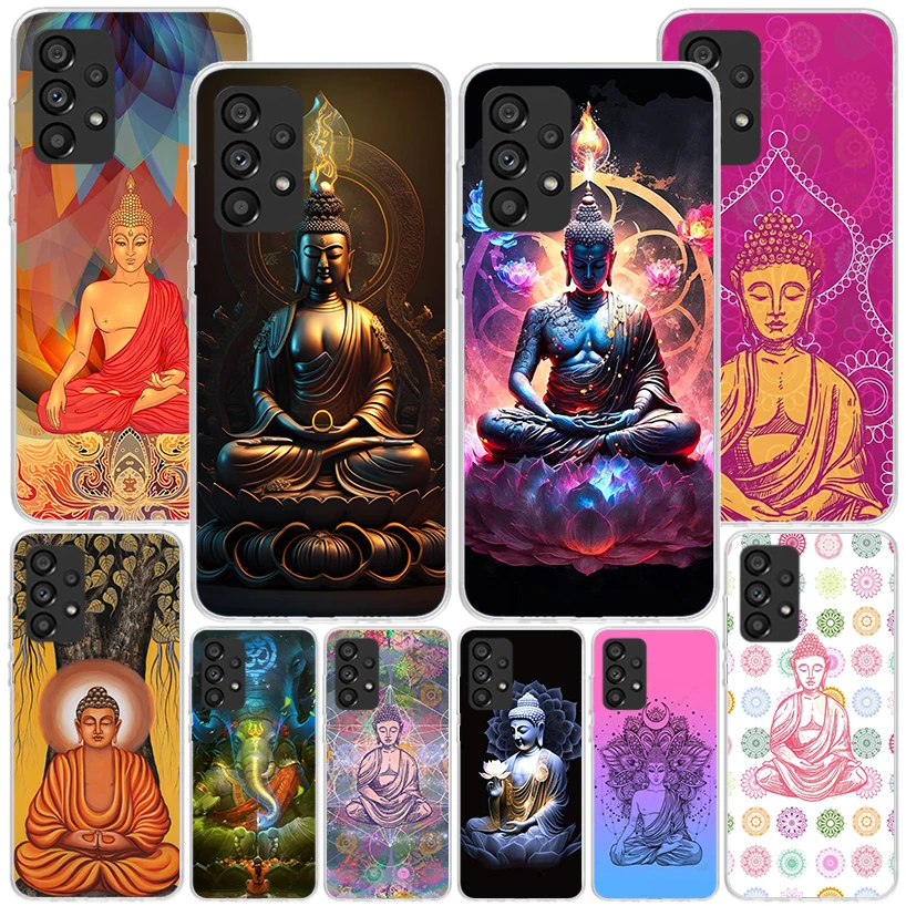 Gautama Buddha Budha Belief Phnoe Case for Samsung Galaxy A15 A55 A35 A25 A14 A54 A34 A24 A13 A53 A33 A23 A52 A12 A32 A22 A04S A