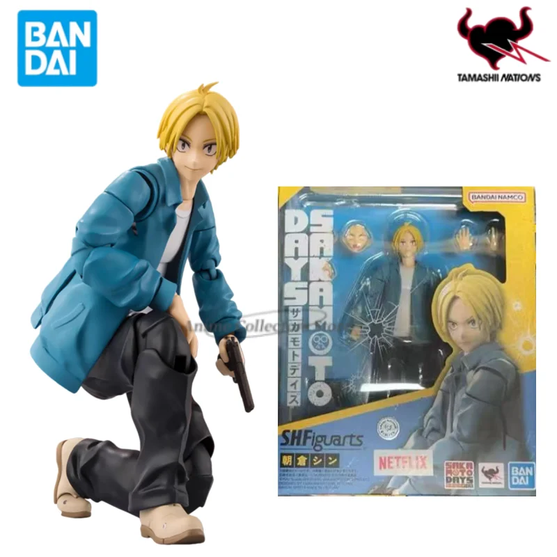 

Оригинальный Bandai S.H.Figuarts SHF SHIN ASAKURA SAKAMOTODAYS аниме фигурка модель коллекция украшения подарок-сюрприз на день рождения