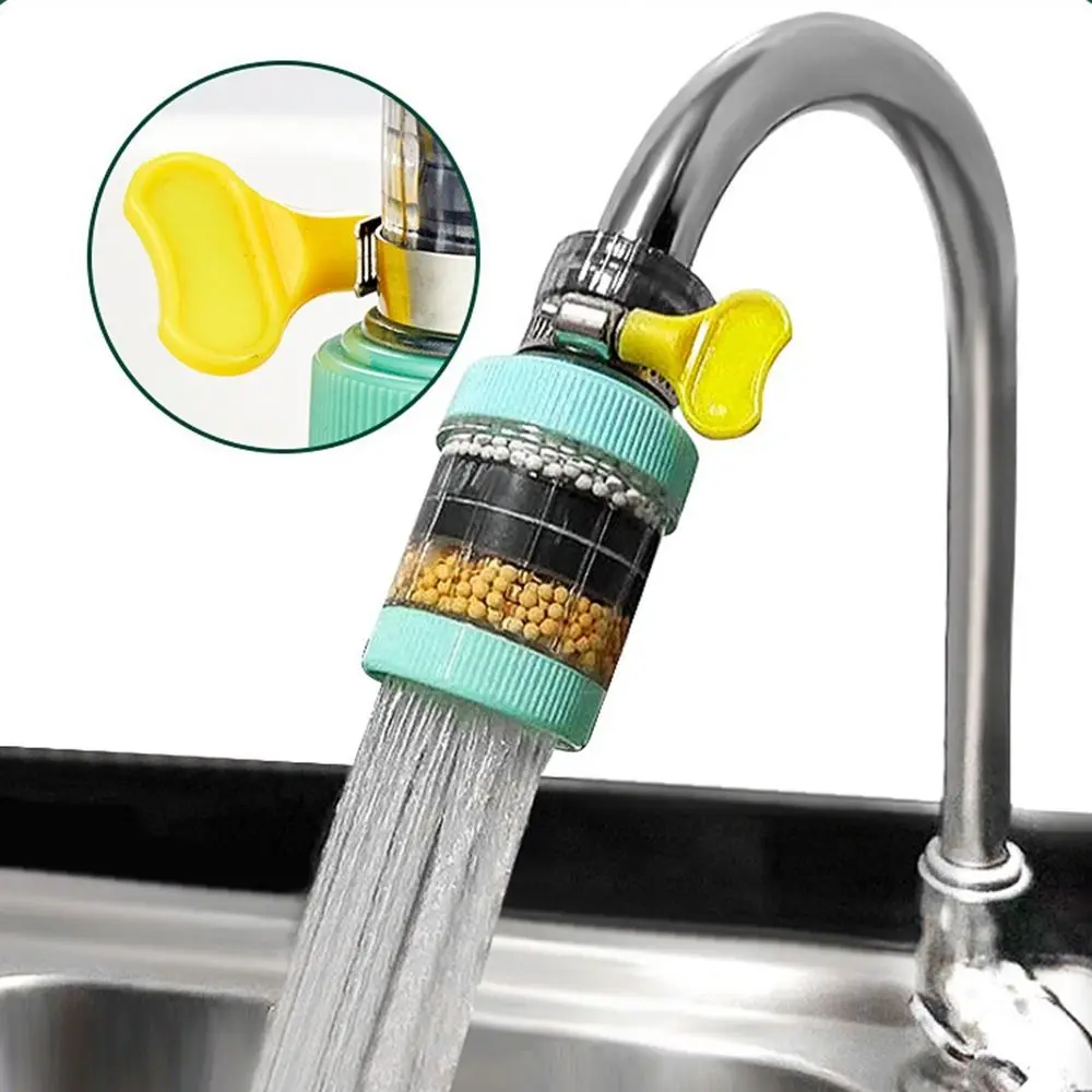 Universal Anti-Splash Water Saving Filter Nozzle 6-layer Filtration Faucet Filter Kitchen Tap
