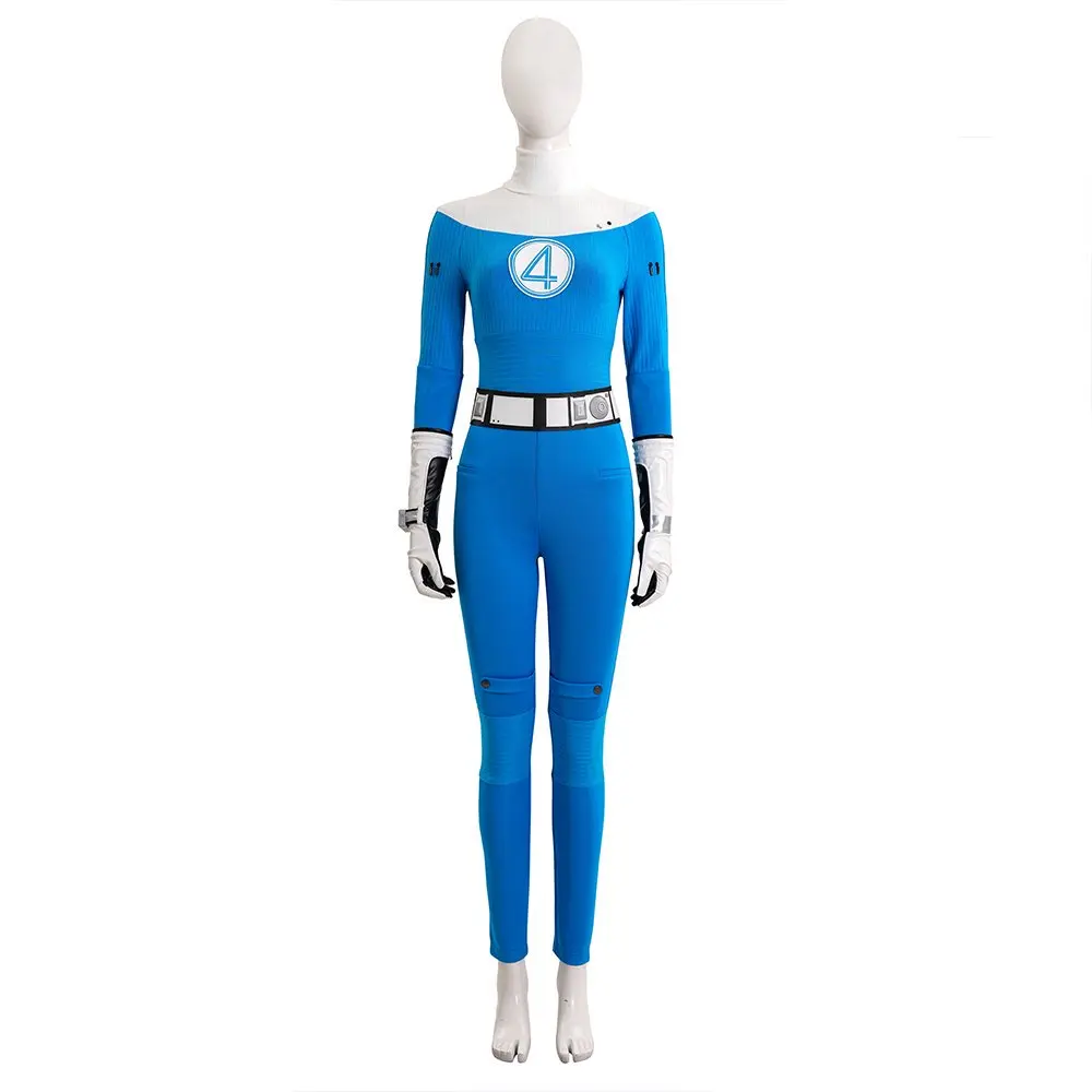 

Fantastic Four Cosplay Reed Richards Susan Storm Costume Disguise for Adult Men Women Jumpsuit Bodysuit Halloween Carnival Suit