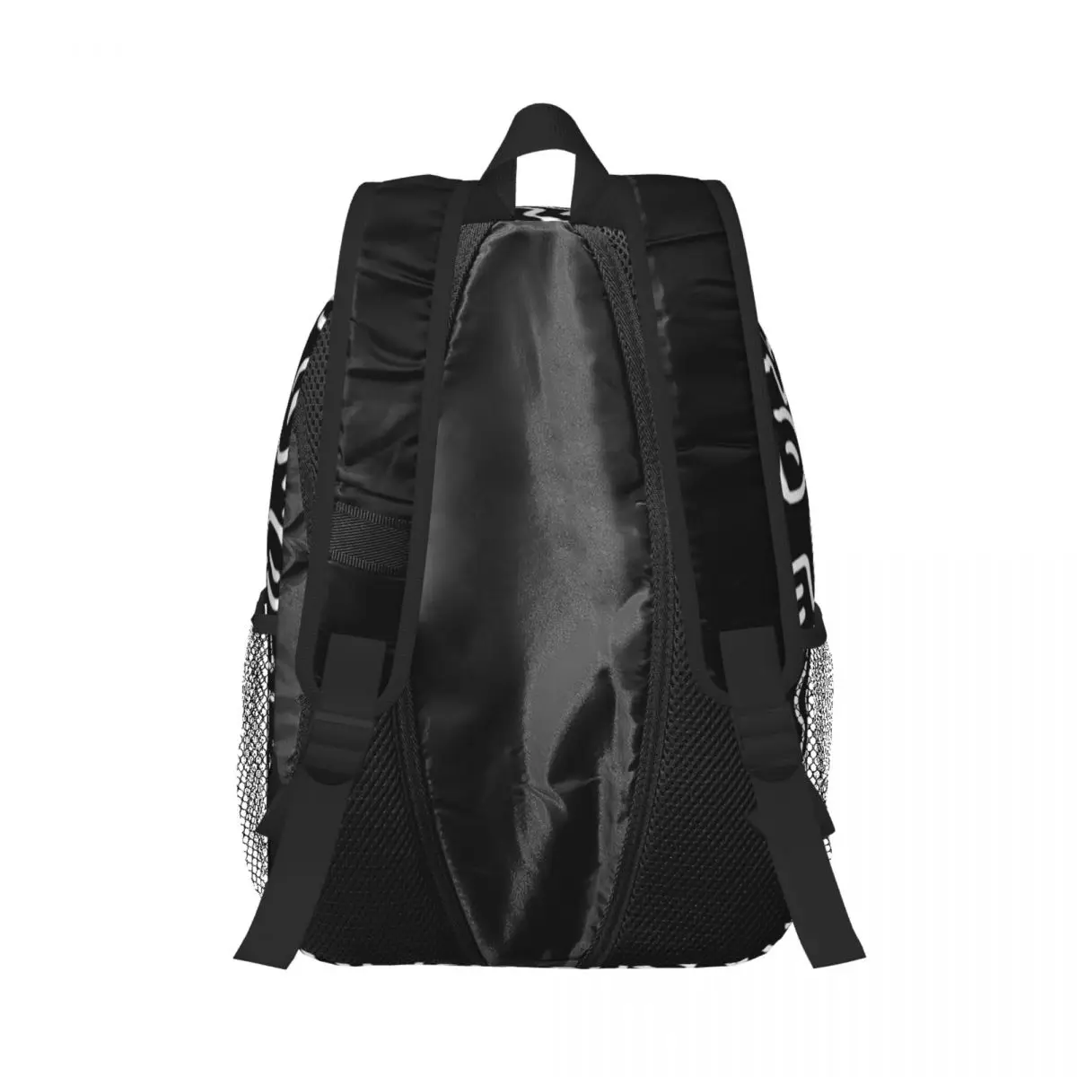 Graffiti personalizzati Haring zaini geometrici neri uomo donna Fashion Bookbag per College School dipinti divertenti borse d'arte