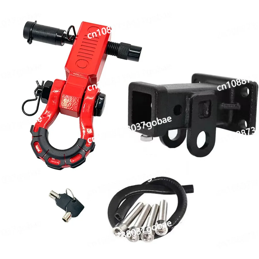 

Trailer hook set, square mouth base U-shaped aluminum alloy trailer arm U-hook