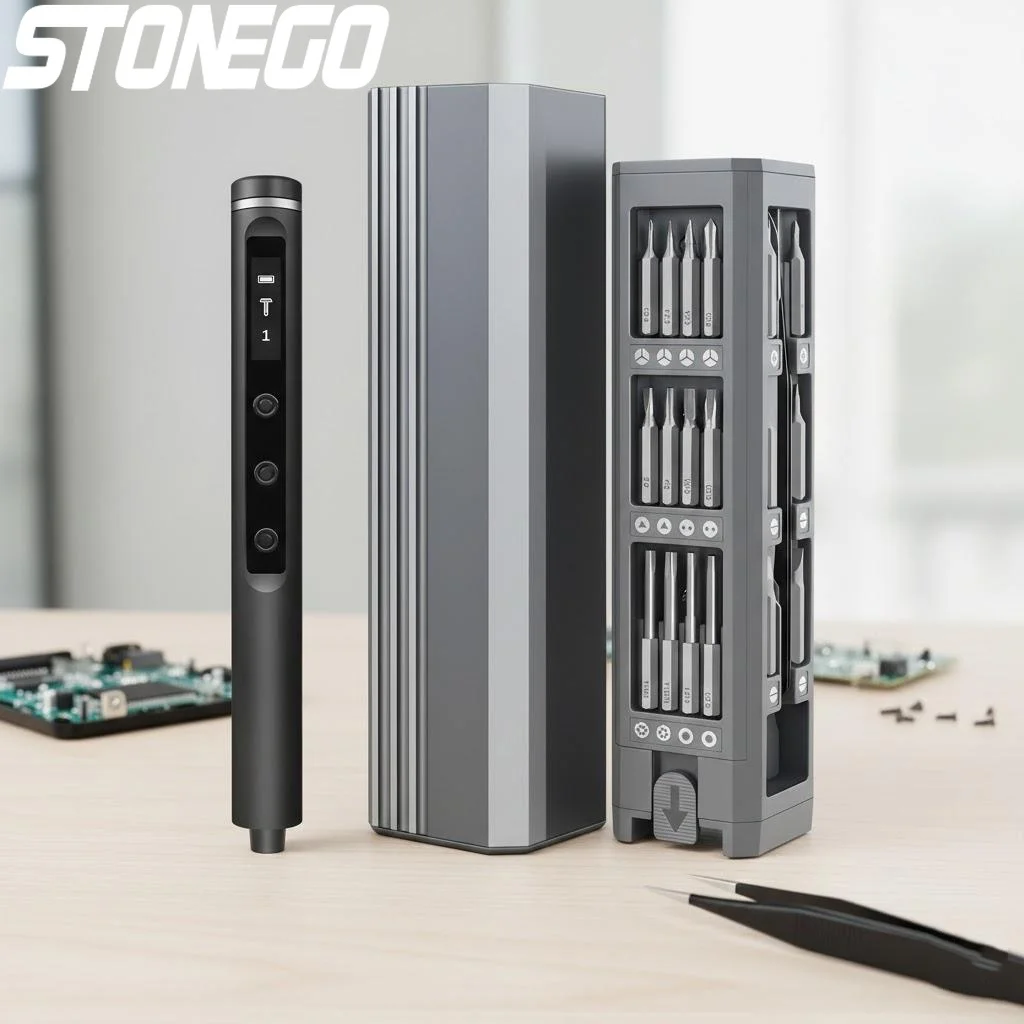 

Набор электрических отверток с 42 магнитными насадками, мини-электроинструменты, 5 настроек крутящего момента для ремонта iPhone, камер и ПК