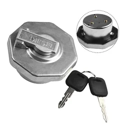 Tank Fuel Cap With Key For ISUZU ELF NPR NQR 4HK1 8-98146010-0 8-98088982-0 Automobiles Replacement Exterior Tank Covers