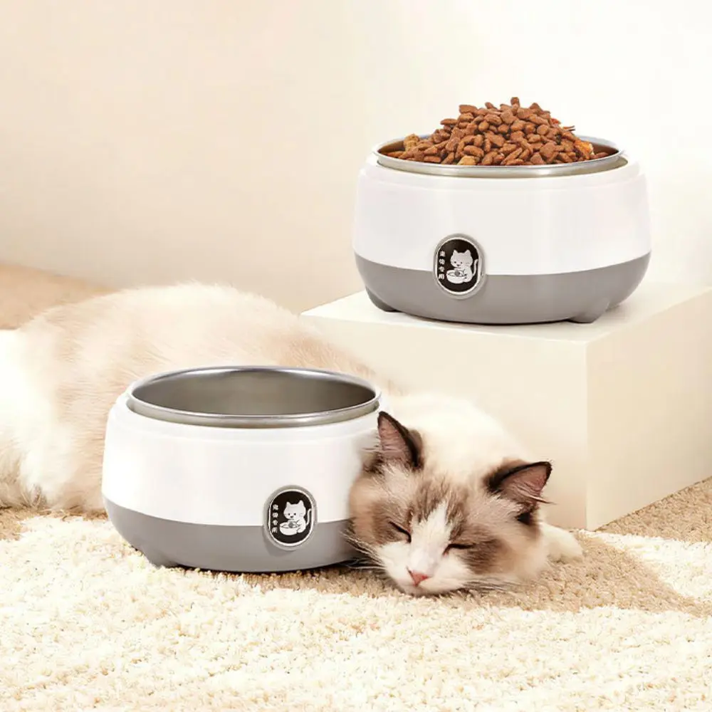 

Чаша для воды с подогревом для домашних животных из нержавеющей стали, большая емкость, энергосберегающая нагревательная резервуар для воды, низкий уровень шума, съемная кормушка для воды для домашних животных