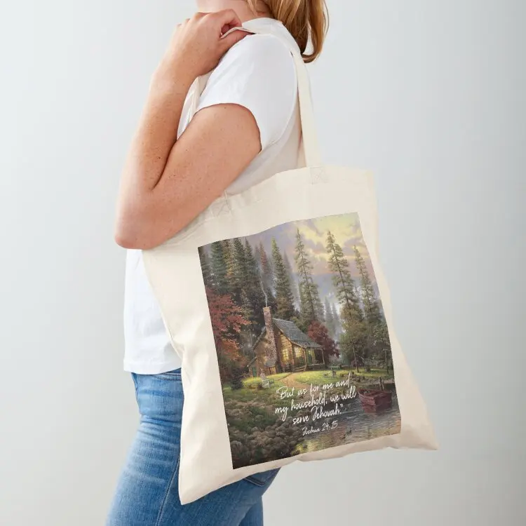 JOSHUA 24:15 Tote Bag personalized tote bag Women bags free delivery bags canvas tote bags