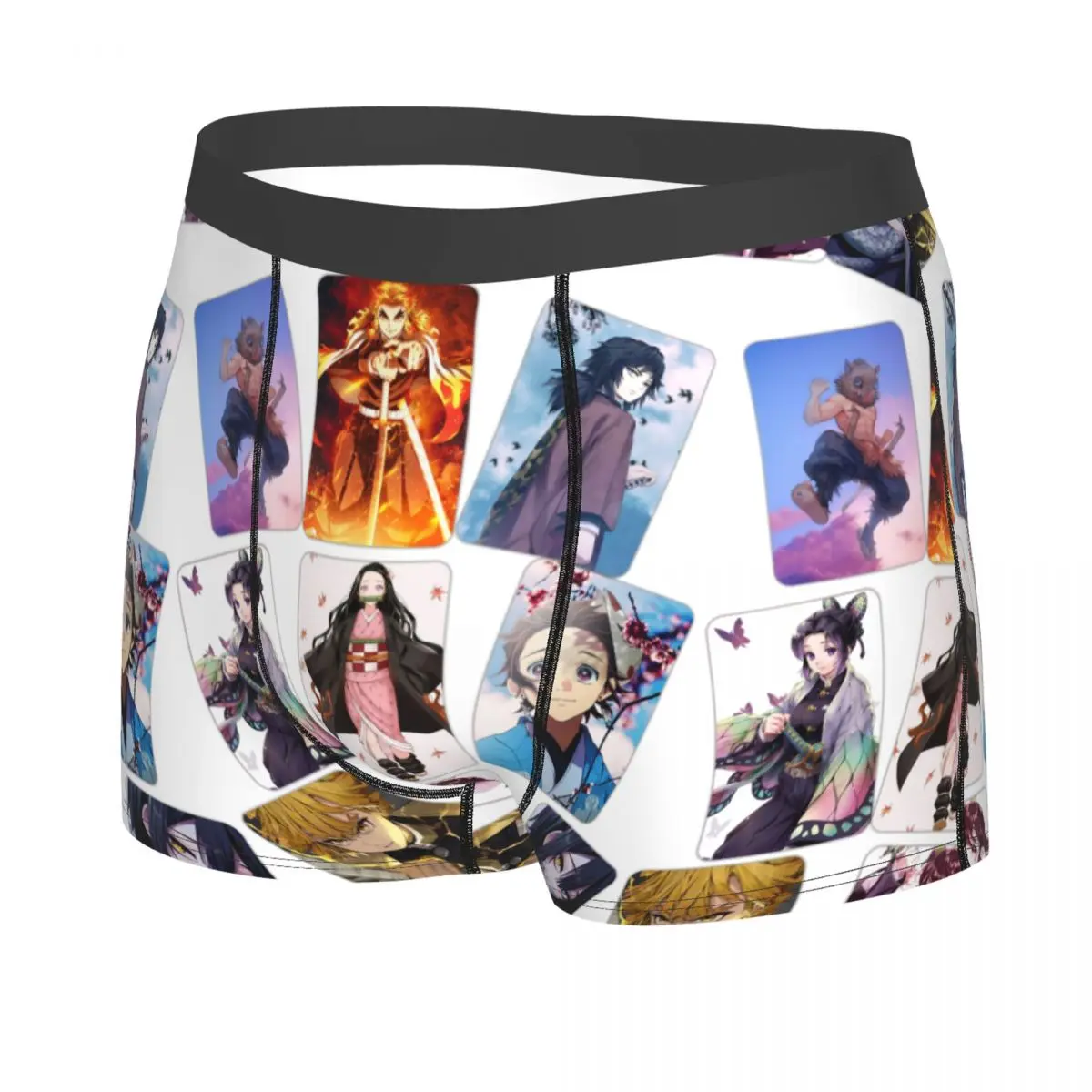 Kimetsu No Yaiba Demon Slayer Man's Boxer Briefs Underpants Highly Breathable High Quality Birthday Gifts