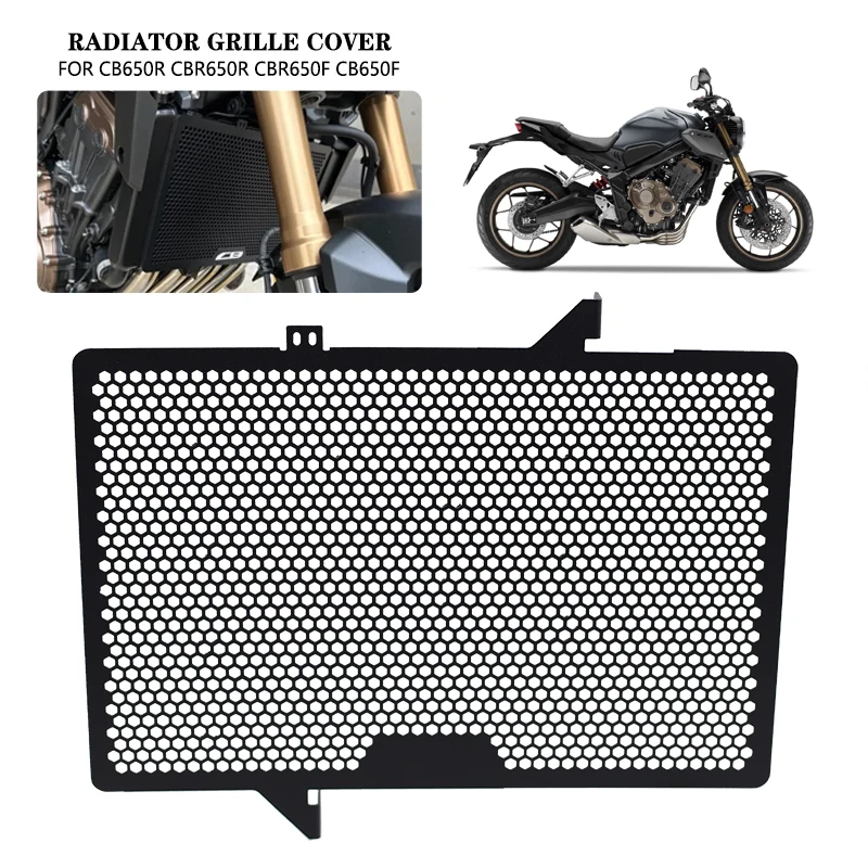 

For HONDA CBR650F CB650F Motorcycle Radiator Grille Cover Guard Protection CB650R CBR650R CB 650R 2019-2024 2021 2022 2023