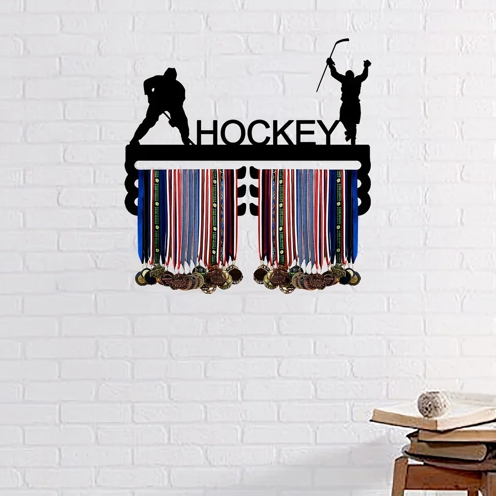 

CIFBUY Decoration Medal Hanger Wall Hanging Sports Medals and Ribbons Display Home Room Decor - Ideal for Hockey, Handball, High