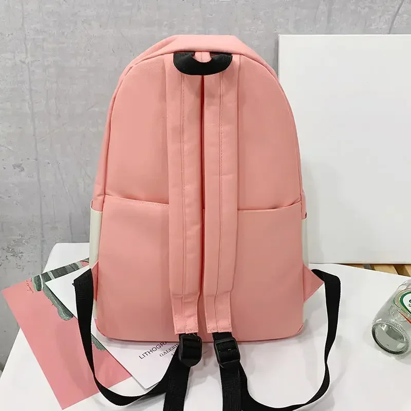 Sac à Dos Multifonctionnel en Toile pour Fille, Grande Capacité, Style Coréen