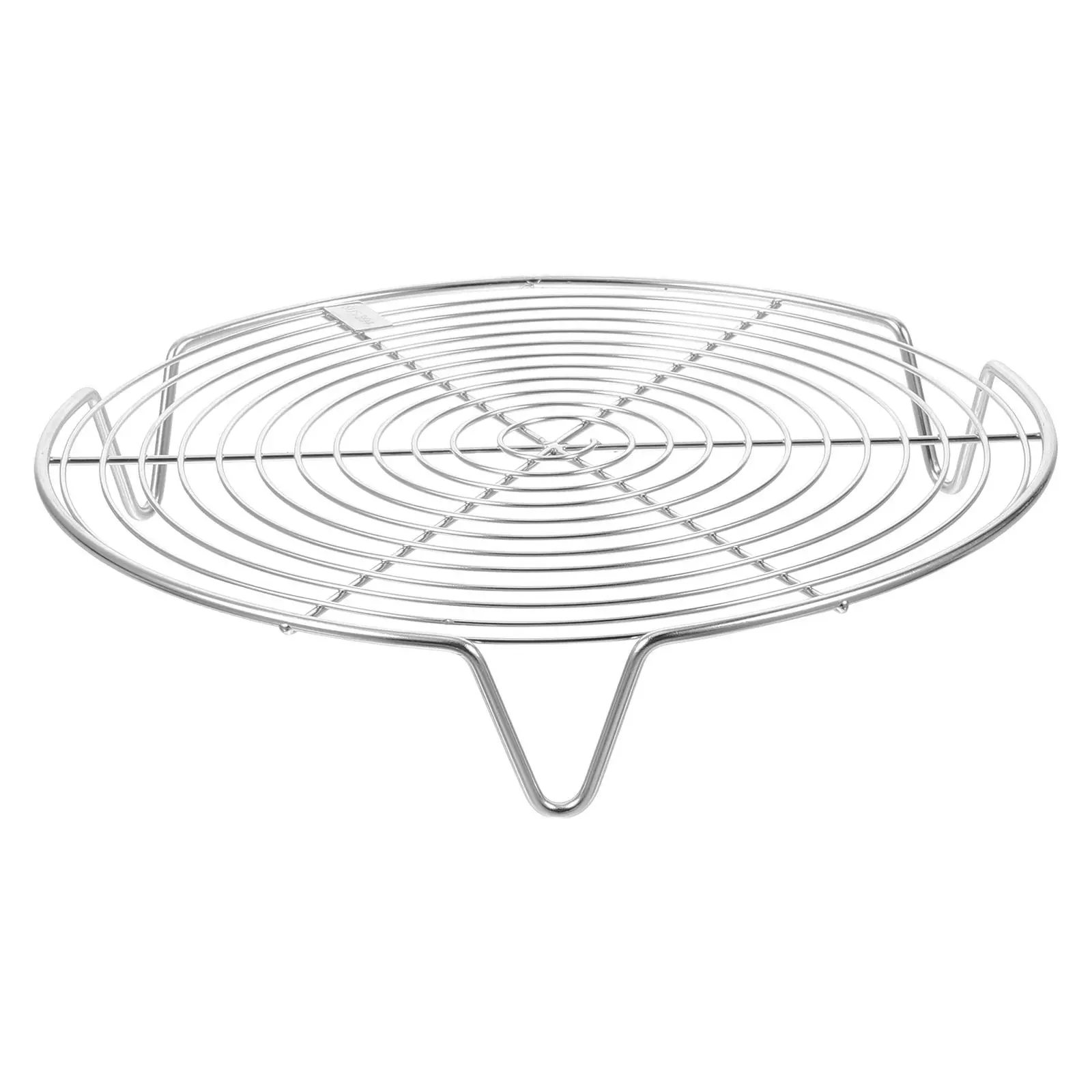 24x4cm 304 Stainless Steel Steamer Rack Tri-Legged Steaming Stand for Pots Pressure Cookers Canning Steam Holder Vegetable