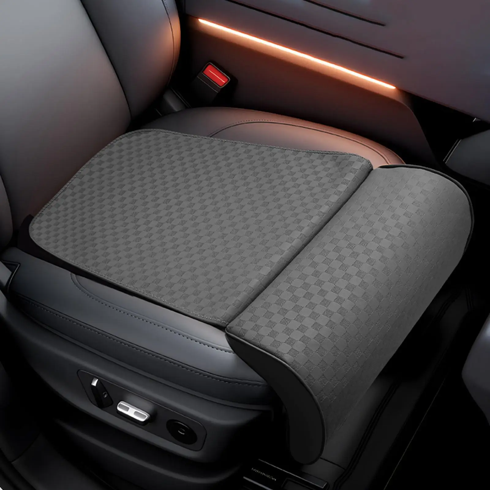 Car Leg Rest Pad Seat Cushion Wear Resistant Lightweight Comfortable Accessories Extended Thigh Pillow Black Sturdy Versatile
