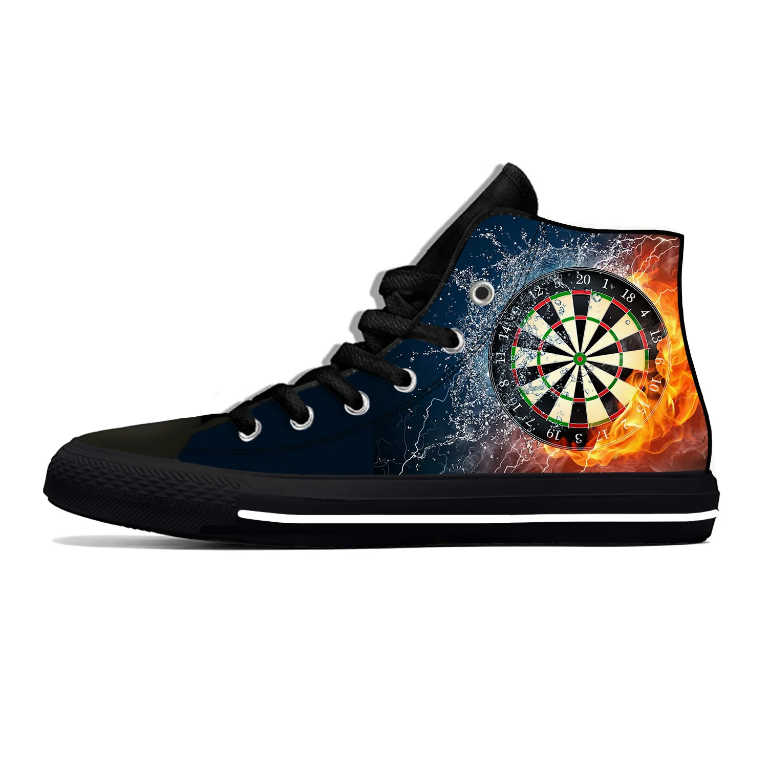 Summer Dart Darts Board Throw Game Funny Classic Casual Shoes High Top Lightweight Board Shoes Breathable Men Women Hot Sneakers