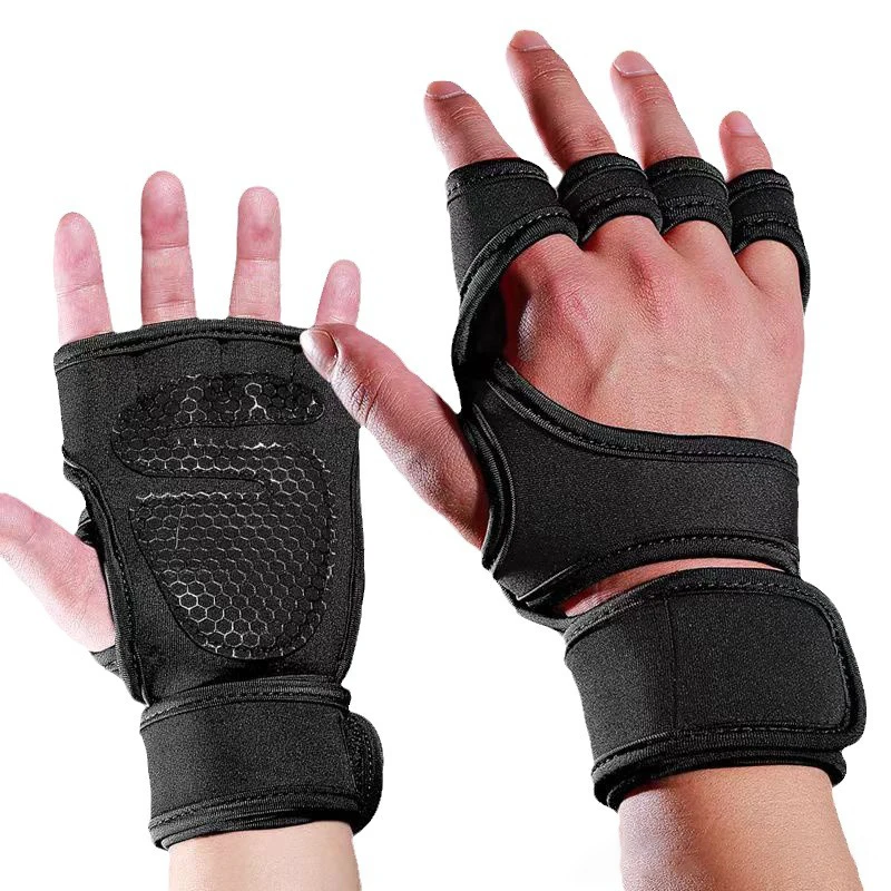 Training Sport Gloves for Men Women Workout Gloves Fitness Body Building Weightlifting Gym Hand Wrist Palm Protector Gloves