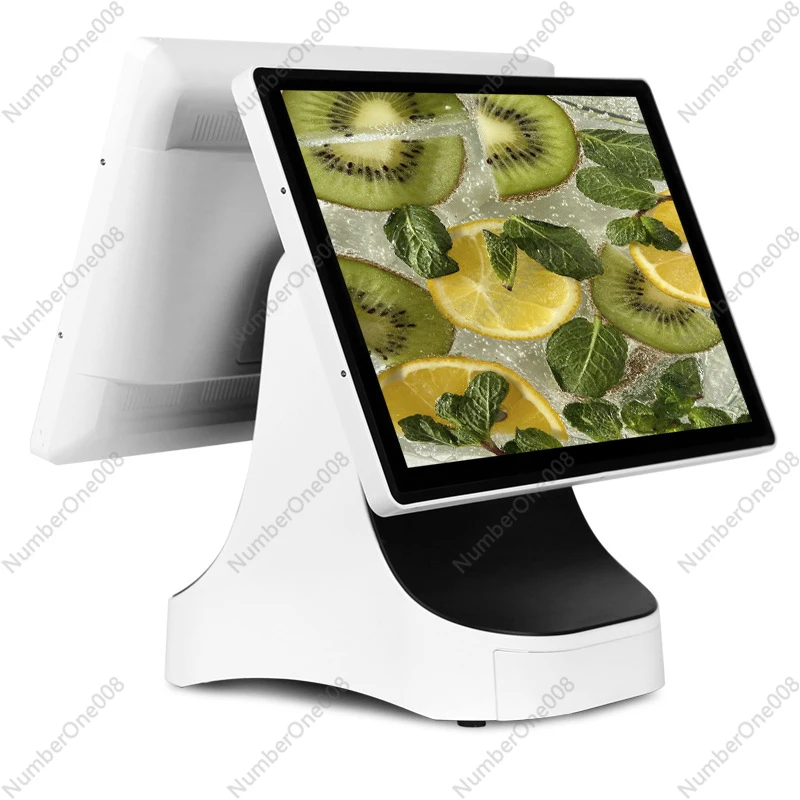 

15" 9.7 Inch Screen Pos System All in One Electronic Cash Register Machine With Integrated Customer SDK Printer