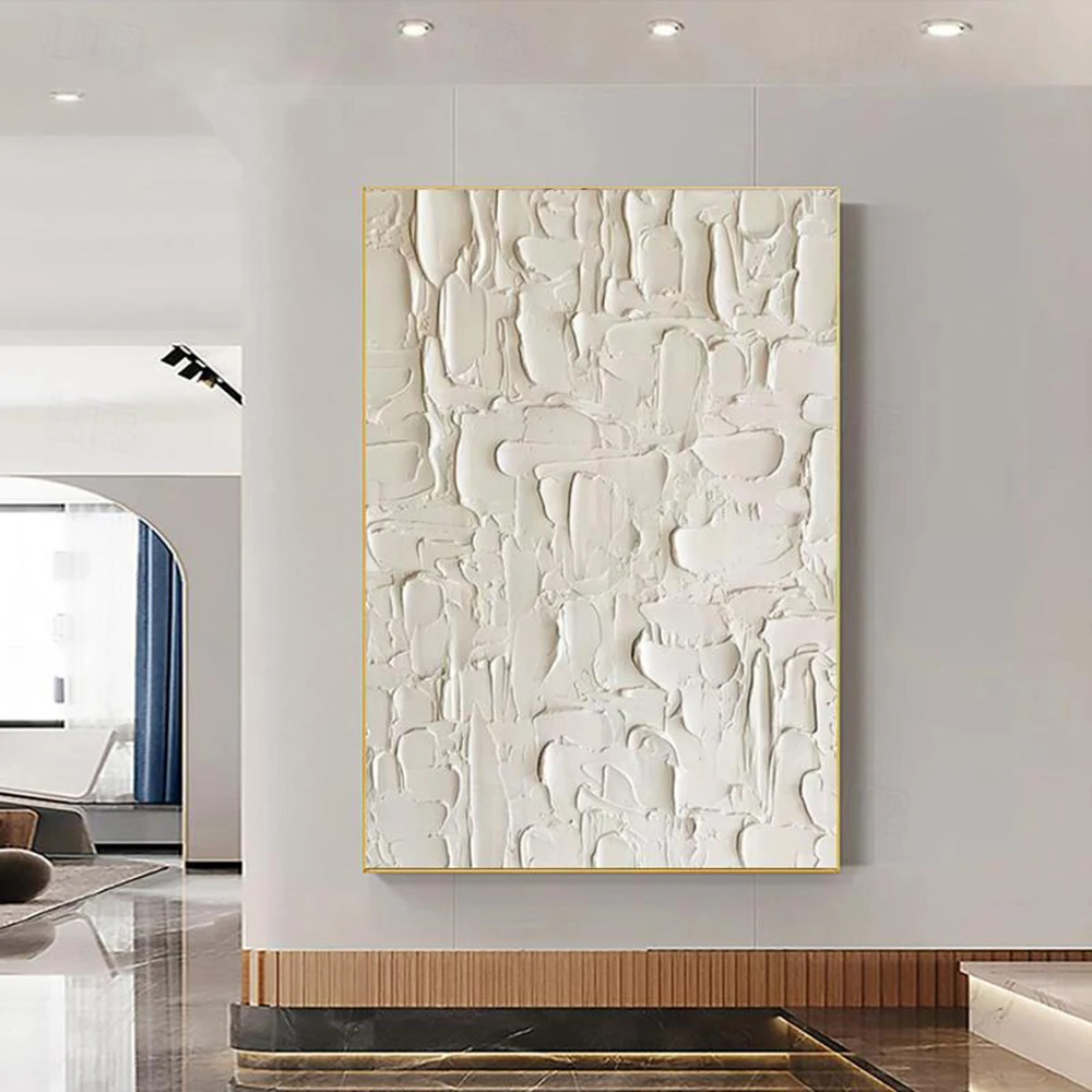 

Картина маслом ручной работы с абстрактной текстурой пейзажа на холсте, современный художественный постер, декор для гостиной, настенное изображение