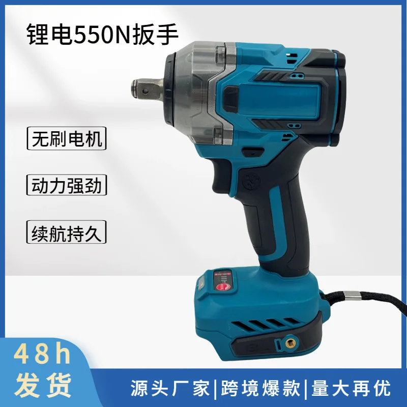 

Бесщеточный литиевый аккумулятор Makita, ударный гайковерт 550N, полка высокой мощности и высоким крутящим моментом, набор электрических гаечных ключей