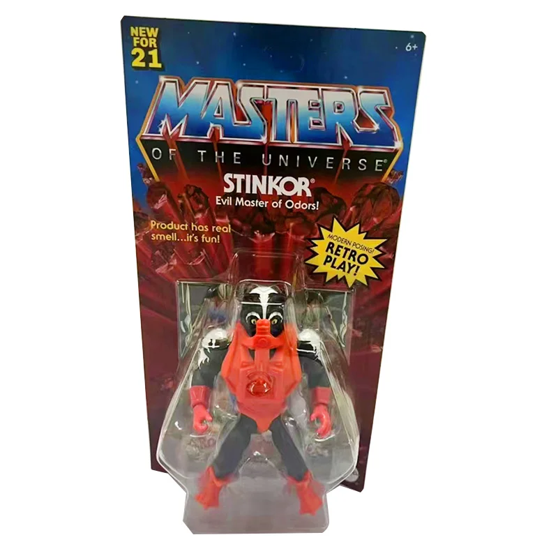 He-Man Origin Masters of The Universe  Webstor Mantenna Beast Man Eternian Goddess Stinkor Action Figure Toys