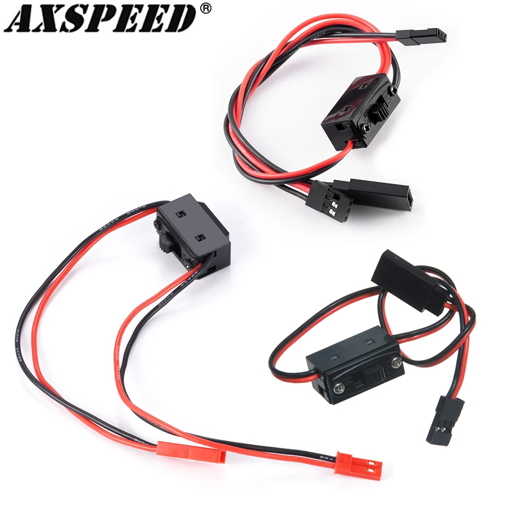 

AXSPEED 1 шт. удлинительный кабель сервопривода JST JR разъем сервопровода светодиодный выключатель управления освещением для аксессуаров радиоуправляемой модели