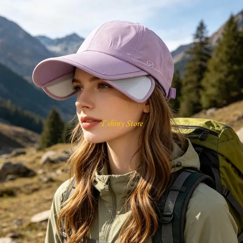 N58F Breathable Summer Cap with Open Crowns Comfort for Long Hair No More Flat Hairstyles Suitable for Sports & Leisure