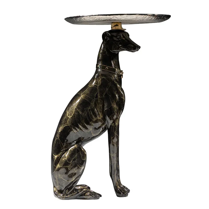 

Dog tray floor copper ornament brass dog copper ornament new Chinese handicraft