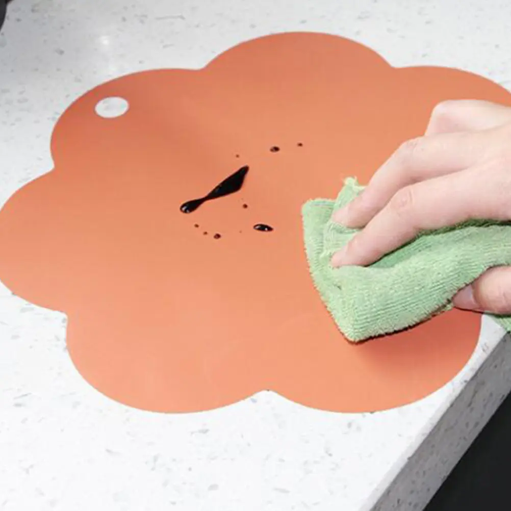 1Pcs Induction Cooker Mat Fiberglass Heat Conduction Pad Oil Proof Safe Reusable Non Slip Base Smooth Top for Sliding