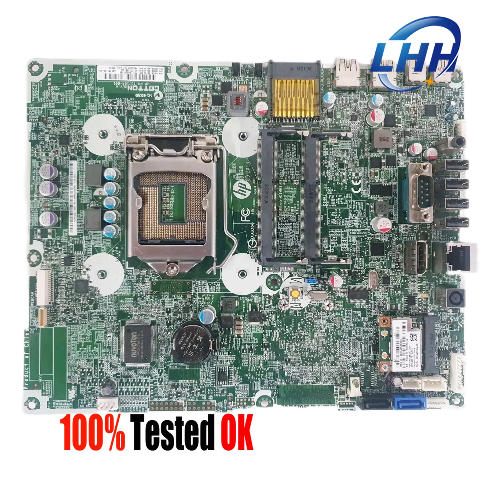 

737339-001 737182-001 Mainboard for HP ProOne 400 G1 All-in-One Motherboard LGA1150 DDR3 100% Tested