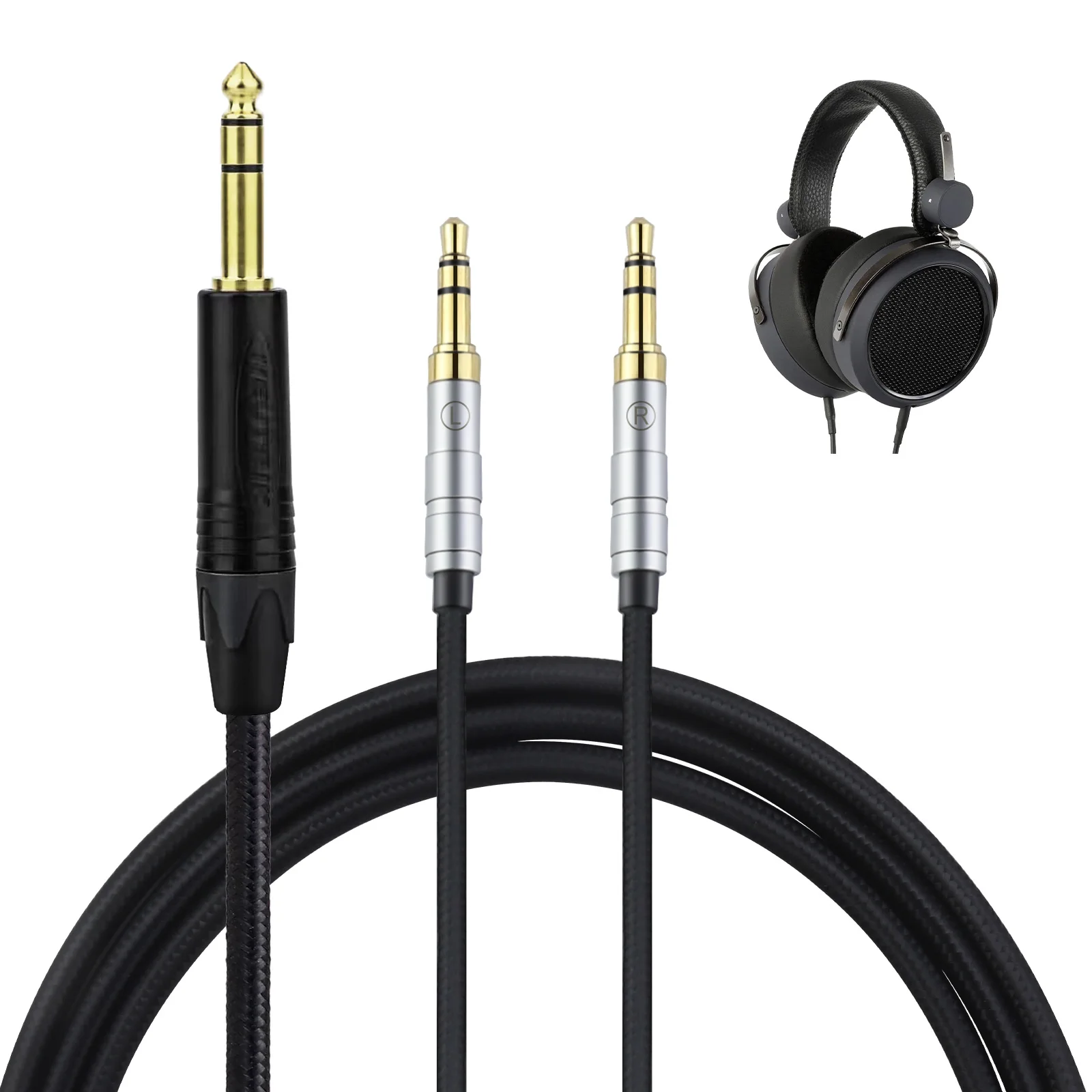 Oksc-hifiman用ハイファイケーブル,3.5mm〜4.4mm,3.5mm,2.5mm,himf用