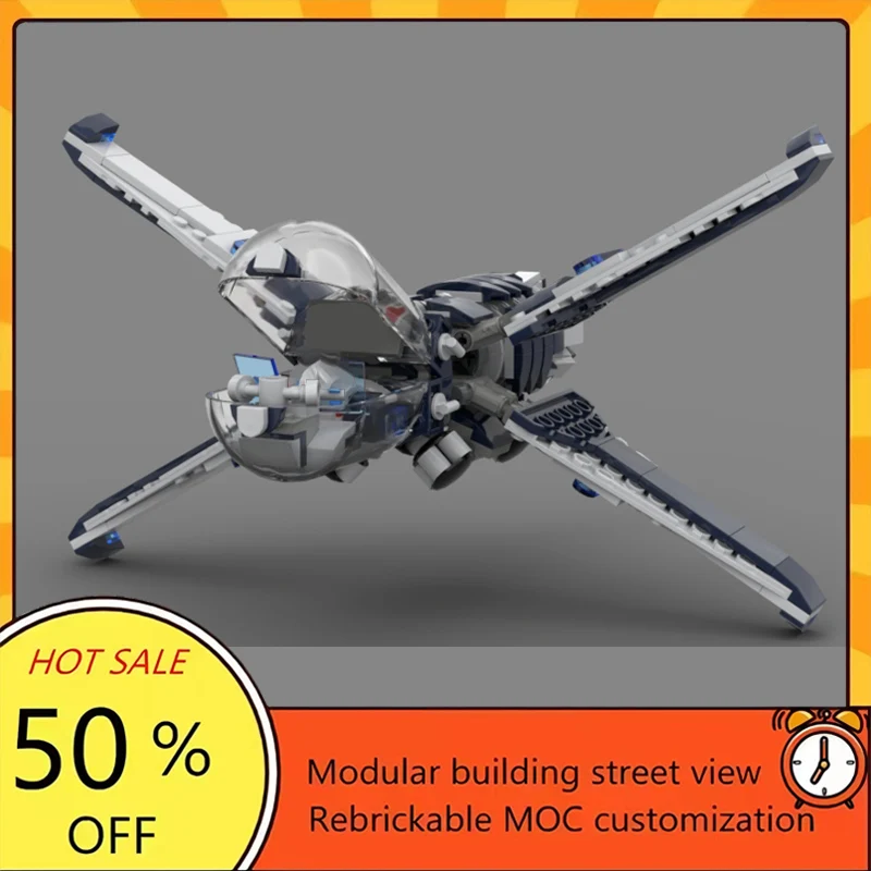 

395PCS Popular Space War Movie Model MOC Building Bricks Spaceship Modular Technology Gifts Holiday Assemble Children Toy Suit