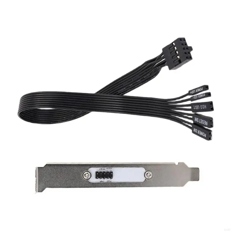 

External Power Switching 50cm Power Extension Cord Metal Mounting Bracket For Test Benches Customs Case Modifications