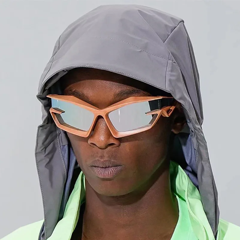 Avant-garde Alien Y2K Futuristic Trend Colorful Street Hip-pop Sunglasses