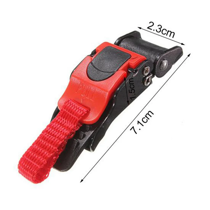 1Pcs Motorcycle Helmet Speed Clip Chin Strap Quick Release Pull Buckle Black Red 10-section Buckle Motorcycle Helmet Lock