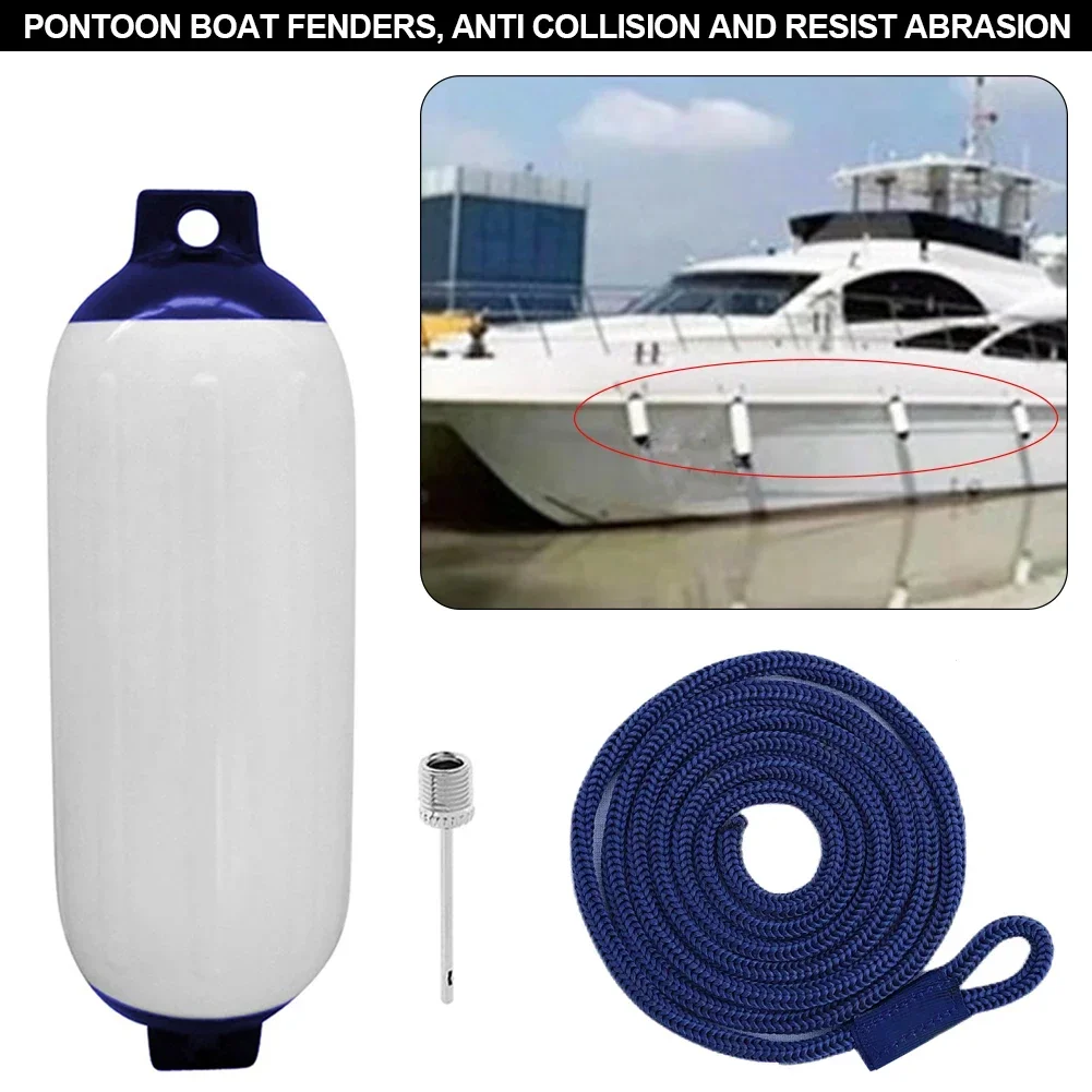 Boat Inflatable Bumper Fender Marine Bumper Fender Anti-crash Buoy Yacht Docking Mooring Shield Protection