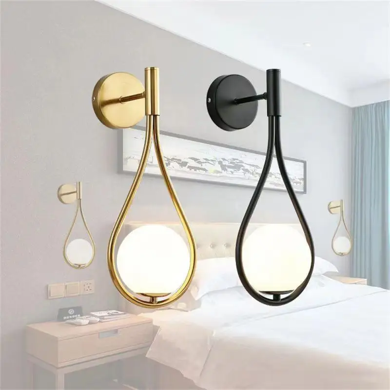 

Wall Lamp Nordic Simple Wall Lamps Living Room Bedroom Bedside Aisle Corridor Staircase Wall Lights Home Appliance Home Decor