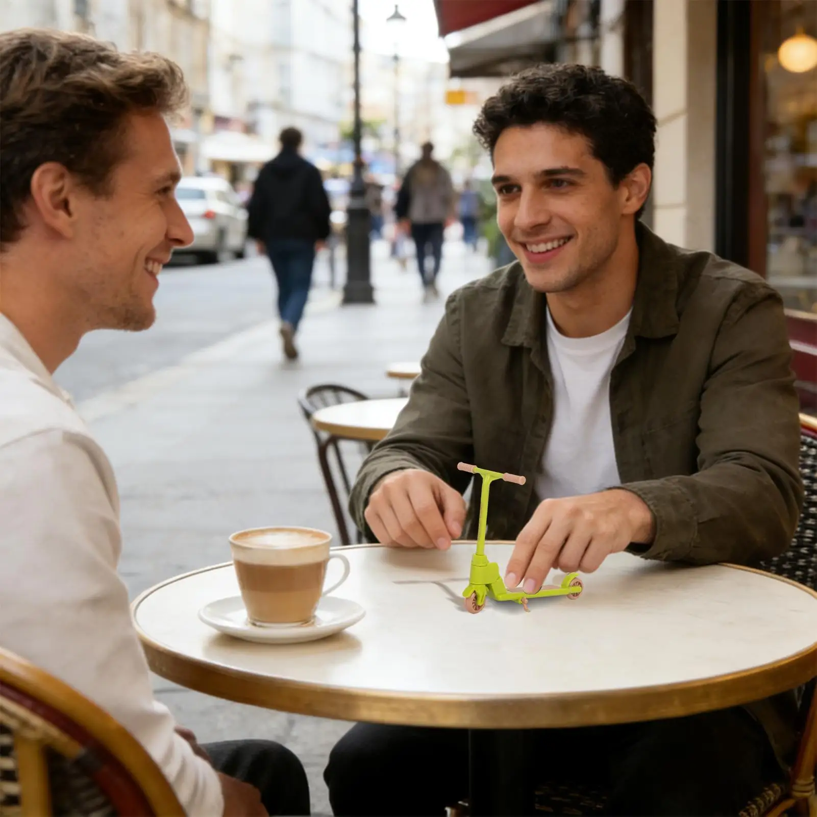 

Finger Scooter Two Wheel Foldable Fun Gadget Fingertip Scooter For Kids Party Home School Travel Fidget Entertainment