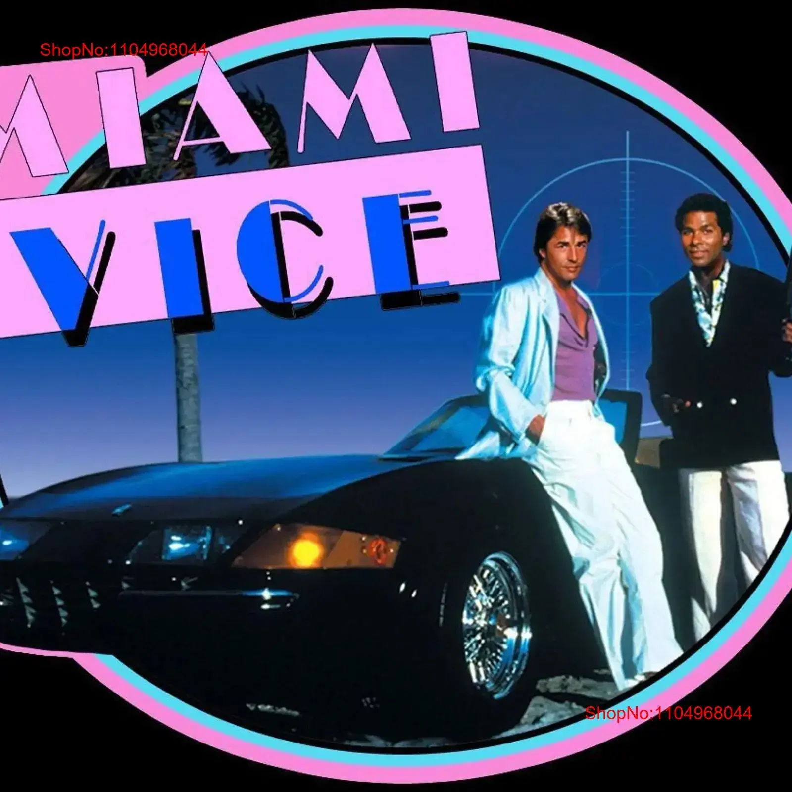 

Футболка Miami Vice Vintage Image, винтажная стираная дышащая дизайнерская одежда с графическим рисунком, мягкая модная унисекс