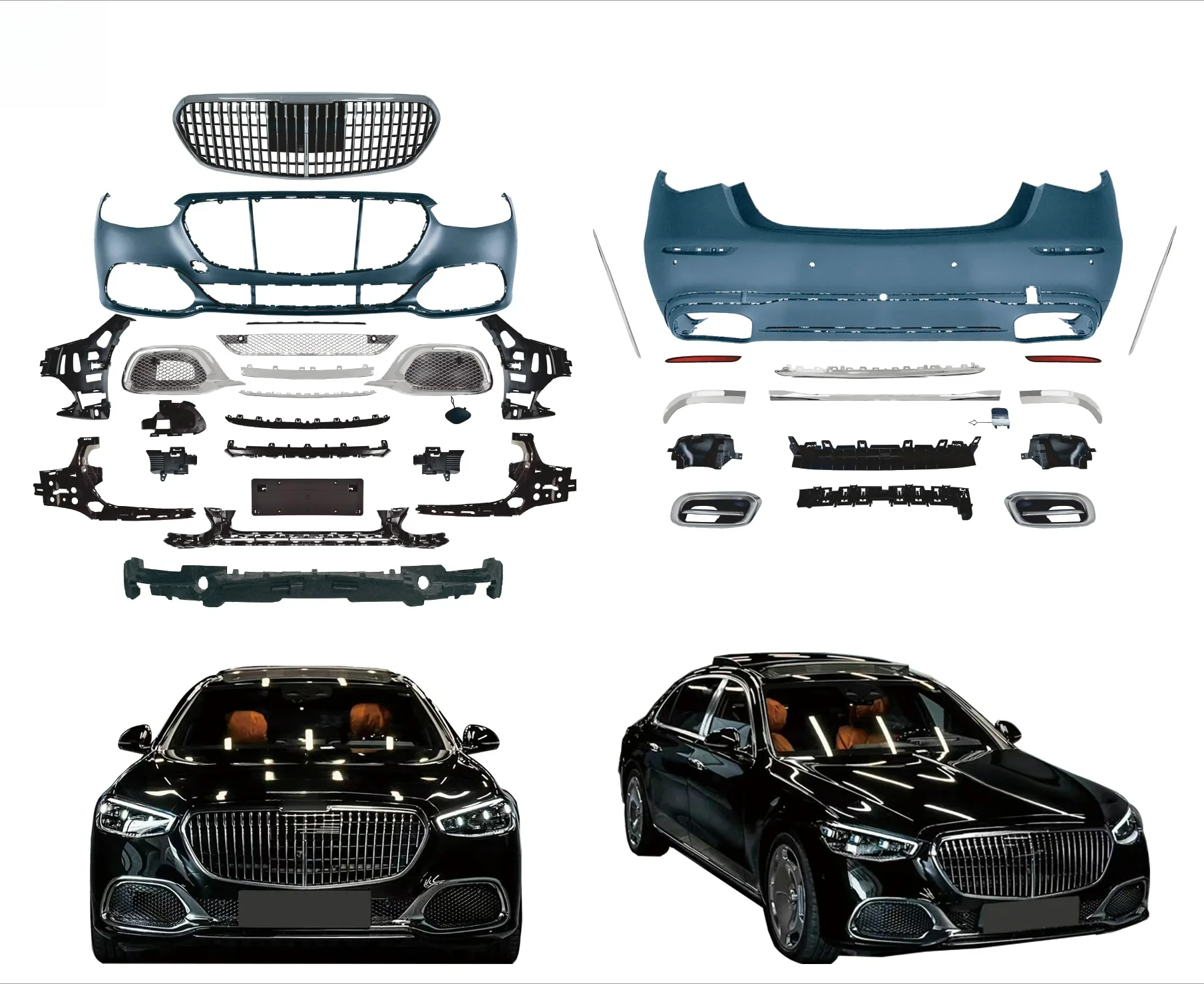

Precision-Fit ForMercedesBenz W223 S-Class Maybach Style PP Body Kit