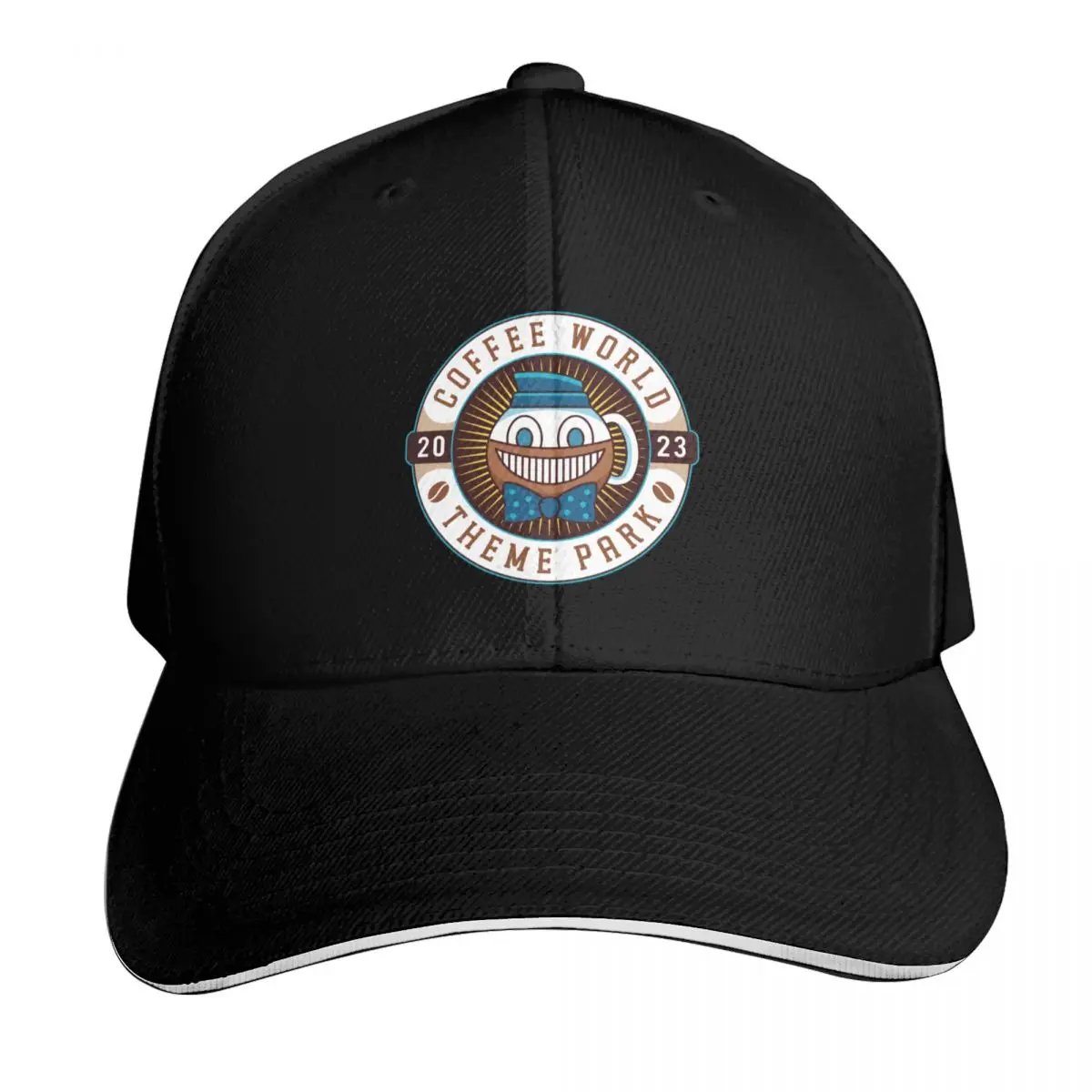Watery Coffee World Emblem Baseball Cap cute Sun Cap fishing hat Snap Back Hat Female Men's