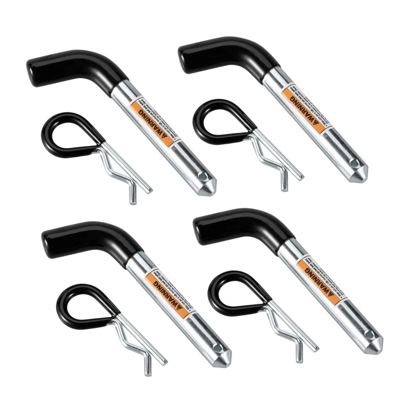 

4x набор зажимов для сцепного устройства прицепа, замена, простая установка, запасные части, R-образный штифт, аксессуары для буксировочного сцепного устройства, диаметр 5/8 дюйма