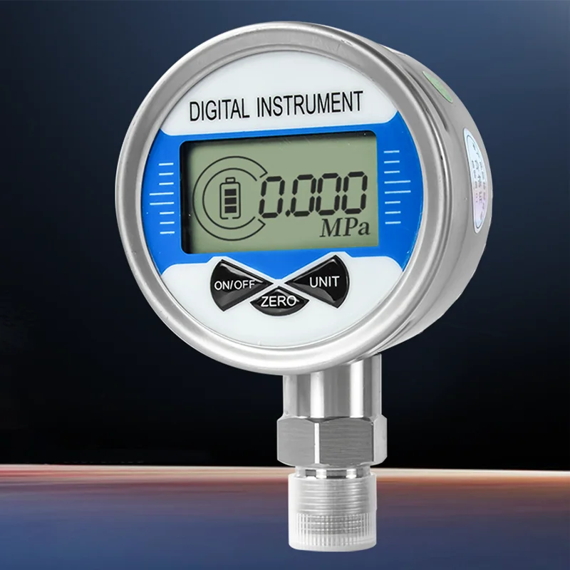 

60mm Digital Pressure Gauge -0.1~60Mpa Pressure Manometer M20*1.5 Pressure Meter 0.5% Electrical Contact Pressure Gauge