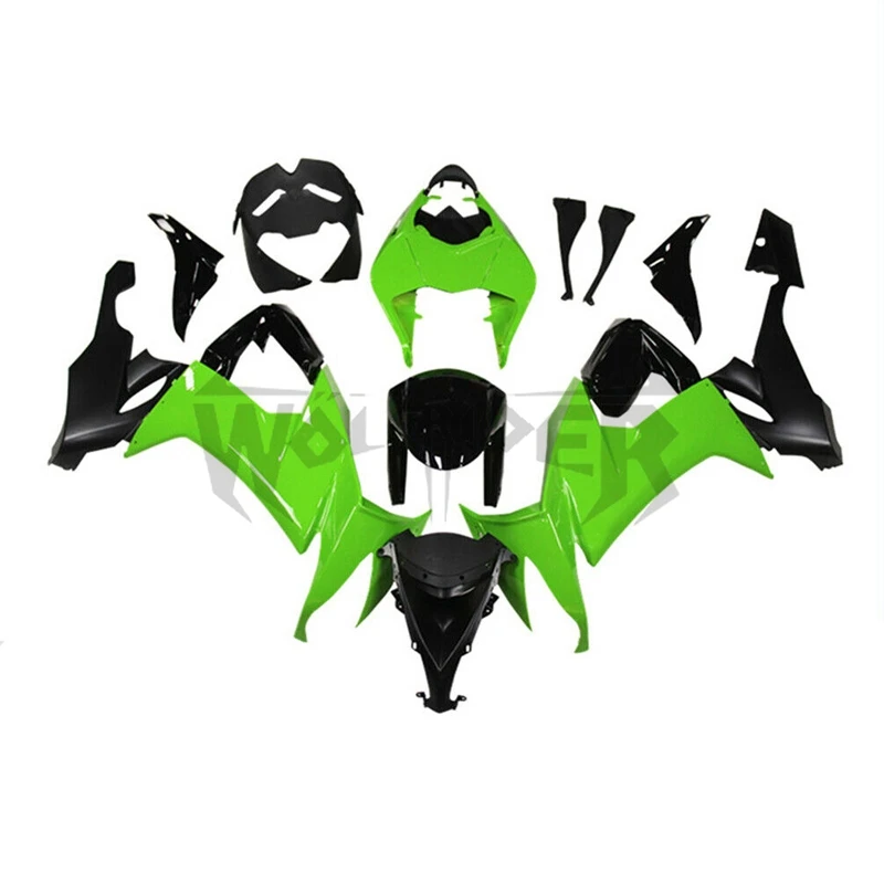 

injection Fairings kit for ZX-10R 2008 2010 green ZX10R 08 10 ABS plastic bodywork kit motorcycle fairings