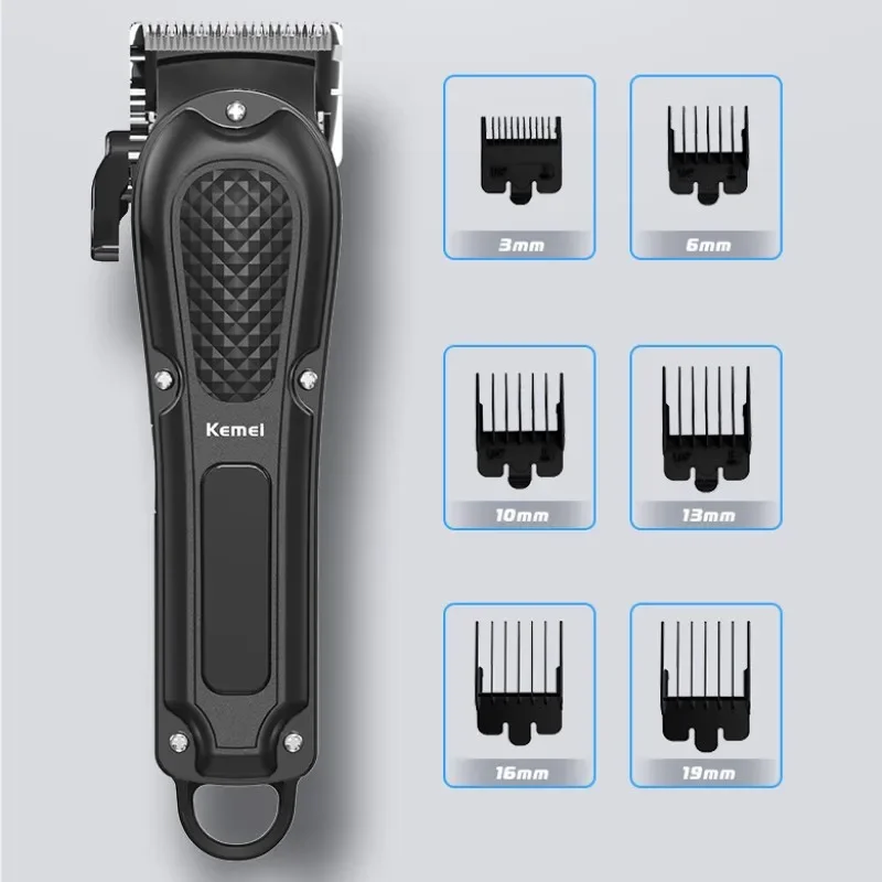 Kemei 1071 Electric Hair Clipper UBS Rechargeable Cordless Beard Trimmer For Men Powerful Electric Hair Cutting Machine